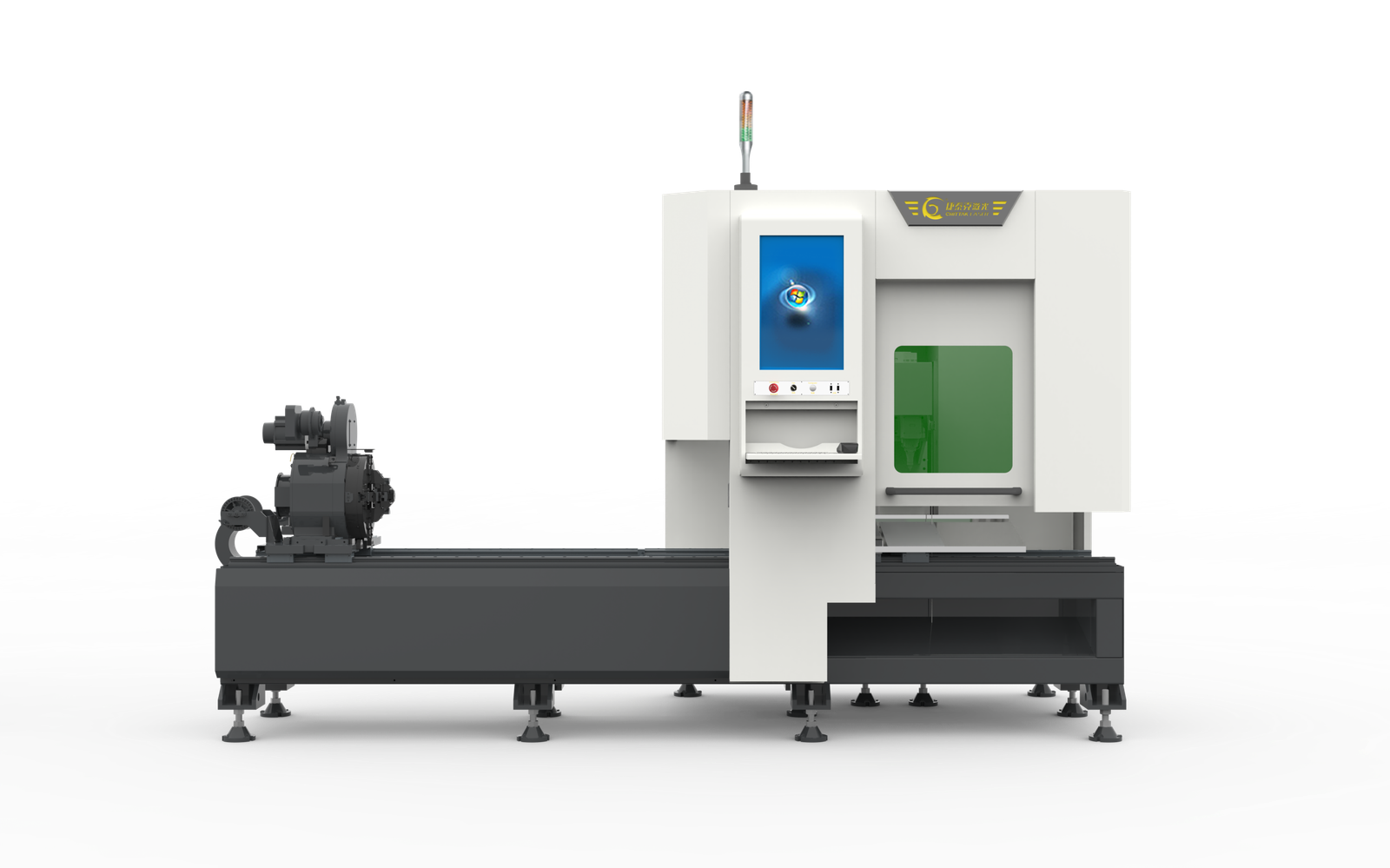 CTK-P9-BD High-Speed Double-Chuck Bevel Laser Tube Cutting Machine
